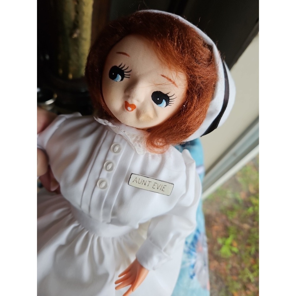 Vintage Door Stop NURSE Figural RN Medical‎ DOCTOR'S OFFICE Nursing 13" FOLK ART